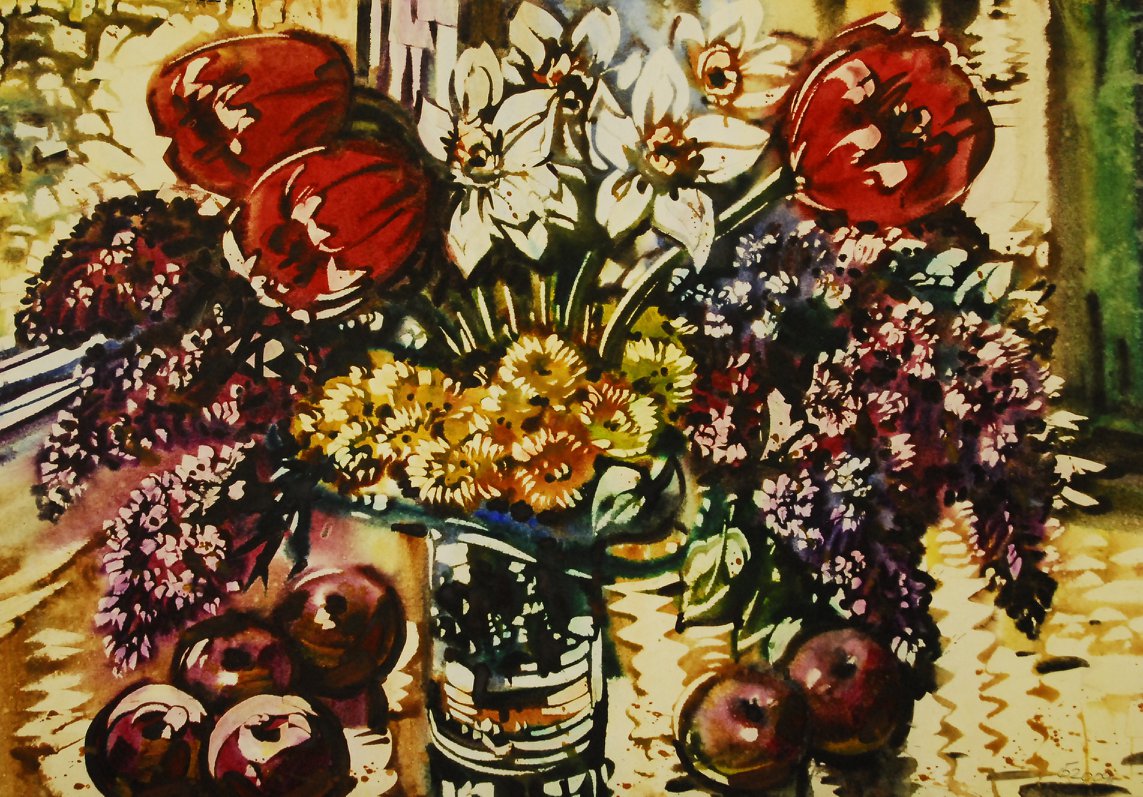 29 мая адбылося закрыццё выставы знакамітага беларускага майстра акварэлі Феліса Гумена.